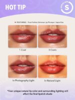 لیپ پلامپر حجم دهنده و شاین دار شیگلم SHEGLAM POUT-PERFECTSHIMMER LIP PLUMPER - Image 5