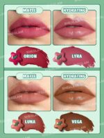 ست رژلب ستاره ای مینی سایز و 4 عددی شیگلم مدل های بیم  Sheglam Hi-Beam Mini Lipstick Set - Image 5