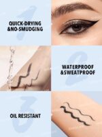 خط چشم ماژیکی ضدآب شیگلم  Sheglam Think Sharp Eyeliner - Image 3