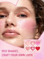 ‎پالت رژگونه ی کرمی ۶ رنگ شیگلم Sheglam Flush Crush Cream Blush Palette Blushing Bouquet - Image 3