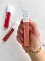 رژلب مایع میبلین سوپر استی فرانسوی بسته بندی جدید